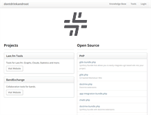 Tablet Screenshot of dontdrinkandroot.net